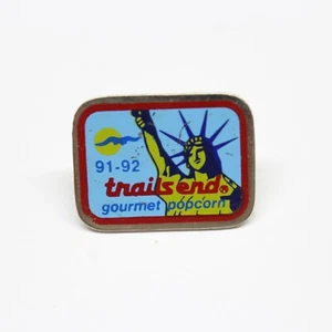 Trails End Gourmet Popcorn 91-92 Pin Revers Emaille Sammlerstück - Bild 1 von 3