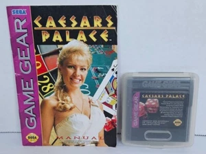 Sega Game Gear Caesars Palace Casino selten mit Handbuch und Hülle aus Erwachsenenbesitz schön - Bild 1 von 2