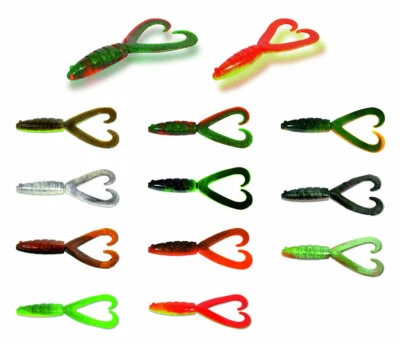 QUANTUM Mann's Twinler - Riesen-Doppelschwanz-Twister 20cm Gummifisch 58g Hecht - Bild 1 von 4