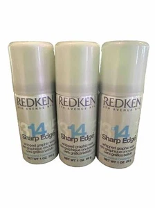 3 Redken # 14 SHARP EDGE WHIPPED GRAPHIC WAX Medium Control 1 oz Travel Sz FAST - Picture 1 of 2
