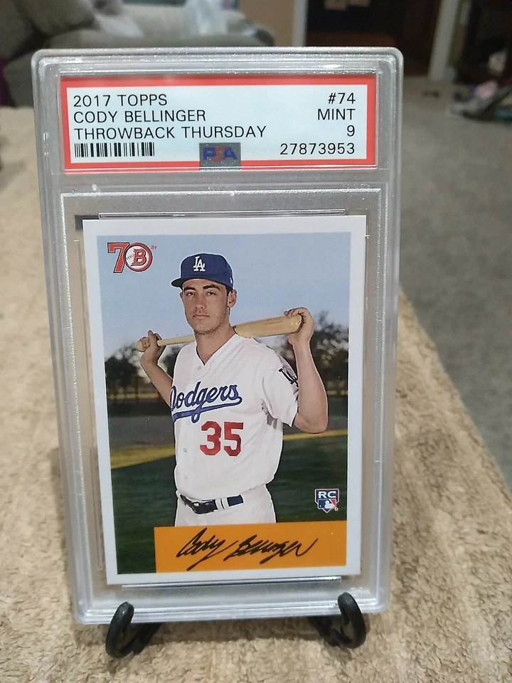 2017 Topps TBT Throwback Thursday # 74 Cody Bellinger gema como nueva CCG 10 Foto 1 de 1