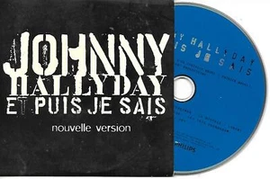 CD CARTONNE COLLECTOR 2 TITRES JOHNNY HALLYDAY ET PUIS JE SAIS (BRUEL) 1992 RARE - Picture 1 of 2