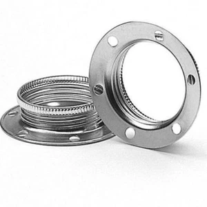 Schraubring für Fassung E14 chrom - Lampenringe - 2 Stück - Bild 1 von 4