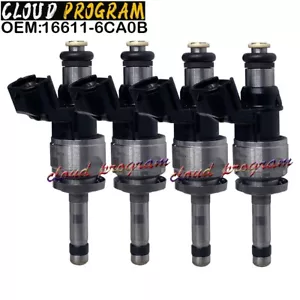 4PCS Fuel Injector 16600-6CA0B For 2019-2022 Nissan Altima 2.5L PR25DD - Foto 1 di 6