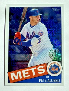 ⭐🦄 2020 Topps - Silver Pack 1985 Topps Chrome Baseball Pete Alonso #85C-26 MOJO - Picture 1 of 2