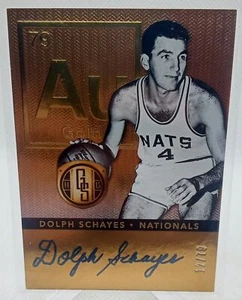 Autógrafos Panini Gold Standard #55 Dolph Schayes AU 2014-15 #/79 - Imagen 1 de 2