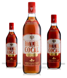 3 x COCAL Ron con Miel Honiglikör Gran Canaria 1 Liter Flasche