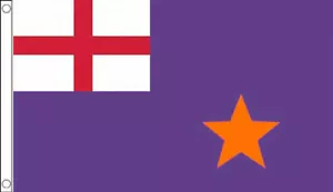 PURPLE STANDARD FLAG 5' x 3' Northern Ireland Irish Ulster Loyalist Orange Order - Picture 1 of 1