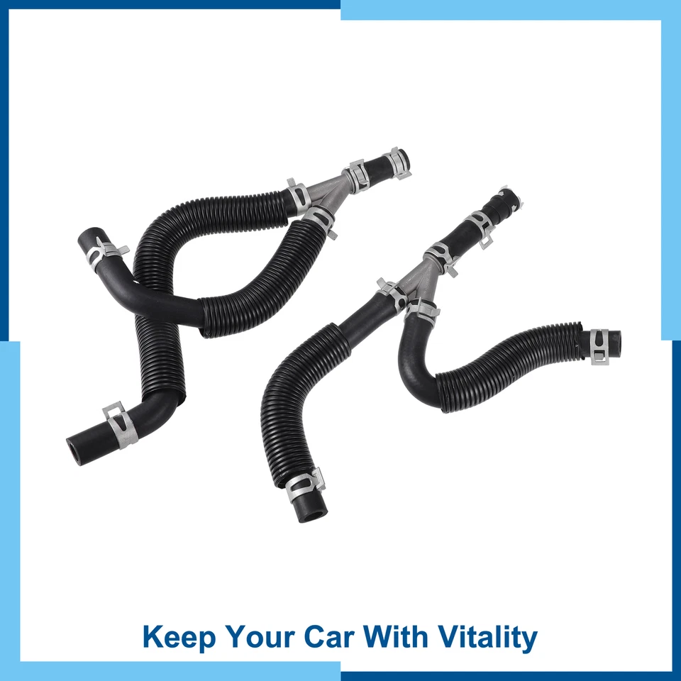 Pack (2) Engine Heater Hose Assembly for Dodge Grand Caravan 2008-2009 - Image 1 of 4