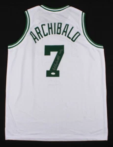 Nate "Tiny" Archibald Signed Boston Celtics Jersey Inscribed "HOF 91" (JSA COA) - Picture 1 of 6
