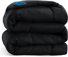Bedsure Duvet Insert Full Comforter Black - All Season Quilted Down Alternative