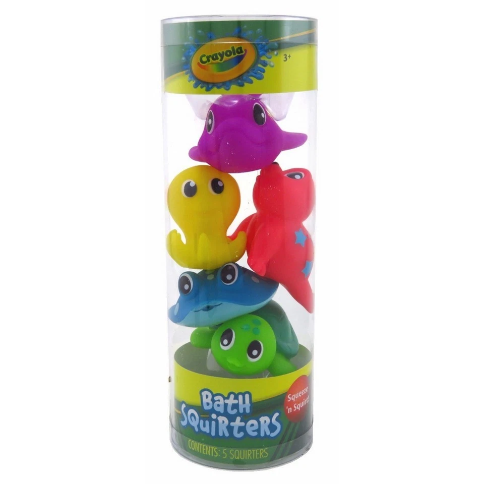 Crayola Bath Squirters Squeeze N Squirt - 5 Ct