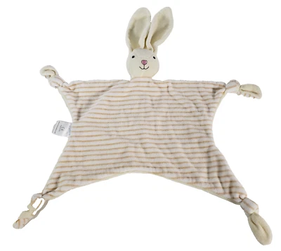Jojo Maman Bebe Bunny Security Blanket Lovey Baby Rabbit Easter Soft Plush Cream - Image 1 of 4