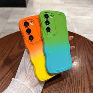 For Samsung A16 A05 A13 A14 A15 A73 5G Liquid Silicone Wave Edge Soft TPU Case - Picture 1 of 16