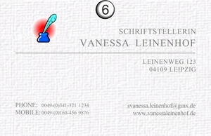 Ab 50 hochwertige personalisierte Visitenkarten, Leinenprägung - Bild 1 von 16