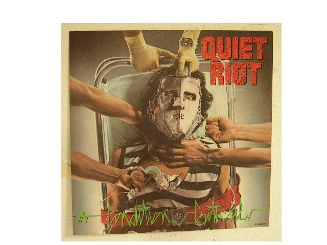 Quiet Riot Poster Condition Critical Flat - Image 1 of 1