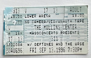 ⭐🦄 311, Deftones, The Urge Ticket Stub 20/08/96 Mullins Center MA - ¡Alt Legends! - Imagen 1 de 2