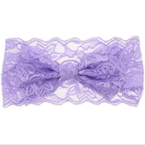 NEW Baby Girl Headbands  Lace Bow & Flower Hair Bands for Toddlers & Infants - Picture 1 of 28