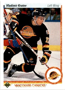 1990-91 Upper Deck Vladimir Krutov Rookie Vancouver Canucks #77