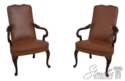 L68299: Par de sillones de cuero caoba HANCOCK & MOORE Foto 1 de 4