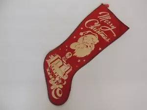 Nuevo de Lote Antiguo Feliz Navidad Guiño Papá Noel Juguetes Brillo Colgante Fieltro Medias - Imagen 1 de 5