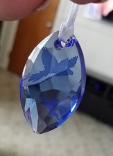 Swarovski Scs Ornament Hyacinth Macaw New Mint Brilliant Suncatcher