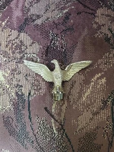 DE COLECCIÓN POSTE BANDERA FEDERAL EAGLE ACABADO CROMO 5” - Imagen 1 de 8