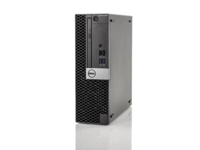Dell Optiplex Windows 10 Pro Core i5-7500 Quad Core 128 NVMe 8GB RAM Bluetooth - Image 1 of 4