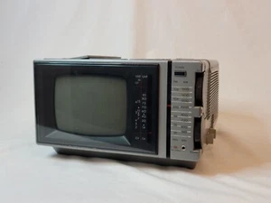 General Electric Portable CRT TV Radio 5” General Electric GE Retro Gaming Works - Picture 1 of 4