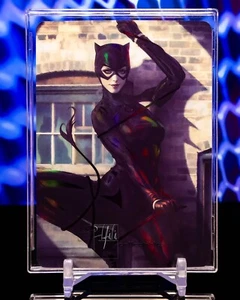 Catwoman DC Comics Goddess Premium Beauty Art Card Waifu Holo Foil - Picture 1 of 3