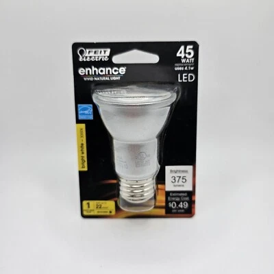 Feit Electric 45 Watt LED Bright White 3000k Par 16 Flood Bulb Dimmable  - Image 1 of 3