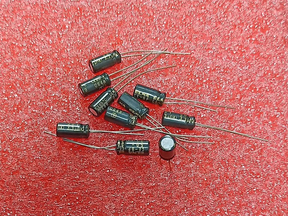 10 pcs ELNA CE-BP 3.3uF 50V Bi - Polar electrolytic capacitor For Audio - Image 1 of 1