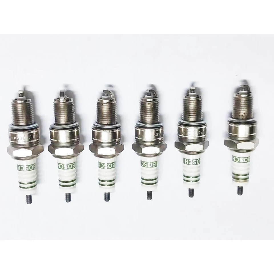 For Yugo Volvo VW Triumph Toyota Suzuki Nissan Mazda OE Germany Spark Plug 6PCS - Image 1 of 3