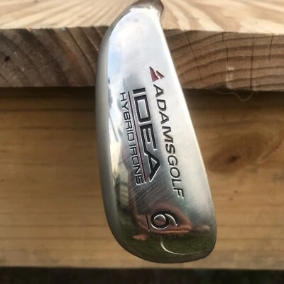 Adams A30S Idea Hybrid 6 Iron Mens Left Handed 38" Golf Club Steel Stiff Shaft - Image 1 of 4