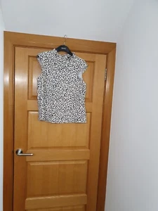 New Look Sleeveless Leopard Print Top Size 12 - Picture 1 of 6