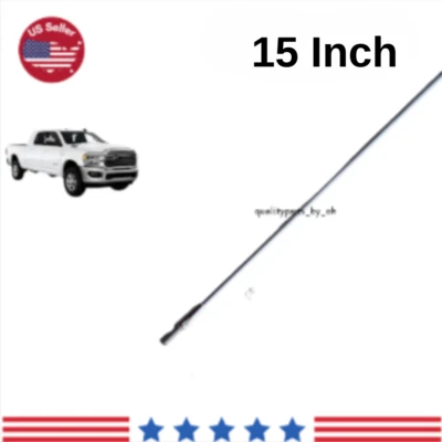 Mástil de repuesto compacto de antena de 15"" radio Am/Fm para Dodge RAM 2500 1999-2008 Foto 1 de 4