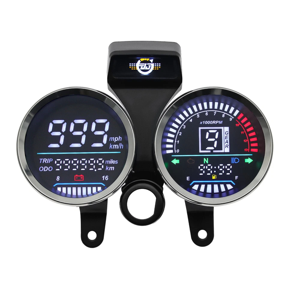 Motorcycle Speed Tachometer For Suzuki GN 125 Digital Meter Assembly Speedometer Foto 1 de 4