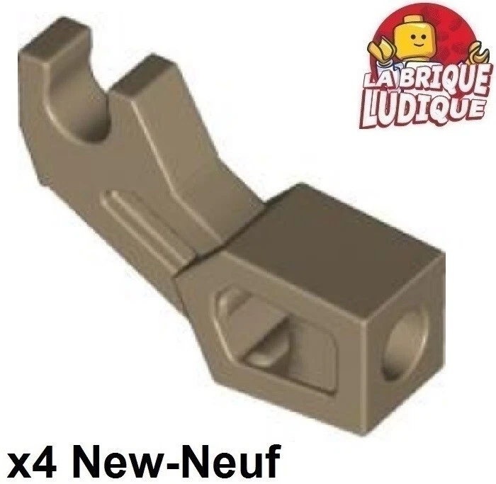 LEGO 4x Brazos Mecánico Ejército Robot Bionicle Beige Oscuro/Oscuro Tan 98313 - Imagen 1 de 1