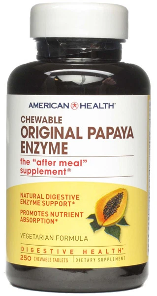 AMERICAN HEALTH Chewable Original Papaya Enzyme