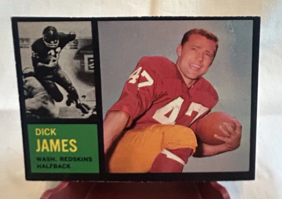 1962 Topps #165 Dick James - Image 1 of 2