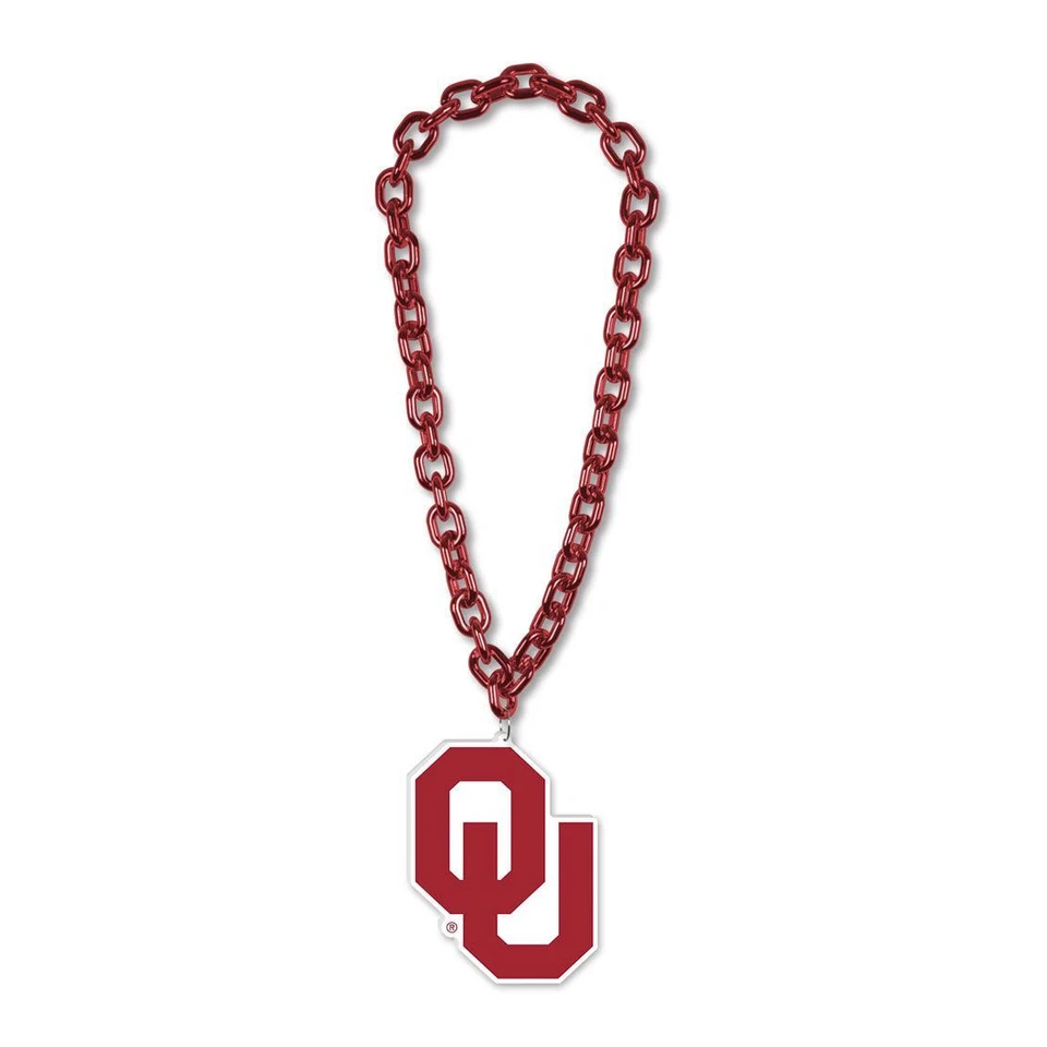 Oklahoma Sooners Necklace Big Fan Chain - Image 1 of 1