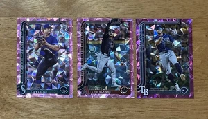 (3) Lote 2025 Topps Serie 2 Diamante Rosa-Troy Taylor RC, Alek Thomas, T. Walls - Imagen 1 de 3