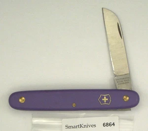Victorinox Gardener/Floral Swiss Army knife (purple)- used/excellent #6864 - Picture 1 of 6
