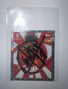 Topps UEFA EURO 2024  LAMINE YAMAL  Auto on Sticker ESP PTW Spain  - Bild 1 von 1