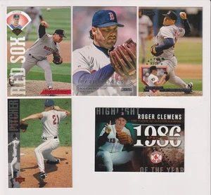 FÜNF KARTEN ROGER CLEMENS LOT - BOSTON RED SOX - Bild 1 von 1