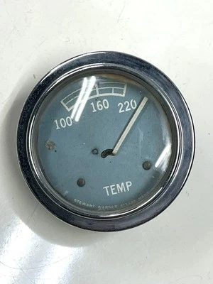 VINTAGE~USED Century Boat 6 Volt TEMP INSTRUMENT GAUGE~1950’s~FOR PARTS / REPAIR - Image 1 of 2