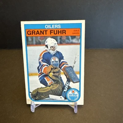 1982 O-Pee-Chee Hockey #105 Grant Fuhr EX Foto 1 de 2