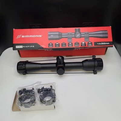 Mira para rifle Simmons Pro Rimfire 4x32 negra mate (SPR432) Foto 1 de 4