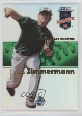 2008 TRISTAR PROjections зеленый отражатели /50 Jordan Zimmermann #168 - Изображение 1 из 2