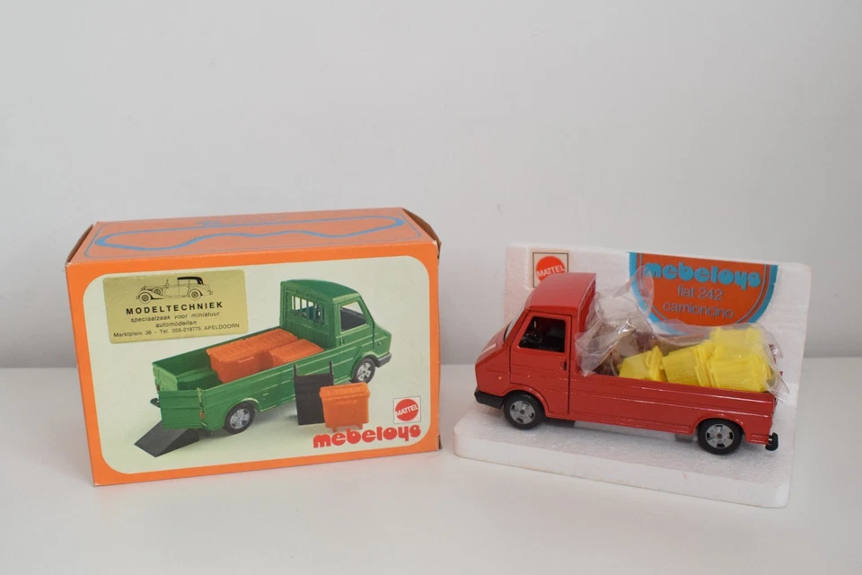 B94 1:30 MEBETOYS 8588 FIAT 242 CAMIONCINO PICK-UP VERMELHO NOVO NA CAIXA MUITO RARO! - Imagem 1 de 4